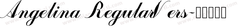 Angelina RegularVers字体转换